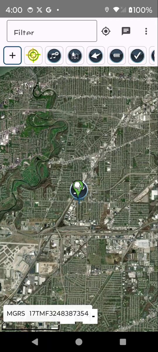 Android live satellite map