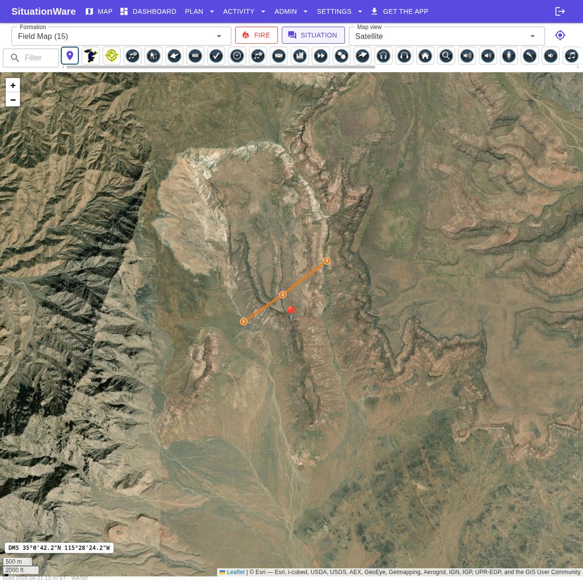 Search & rescue — desert, Mojave