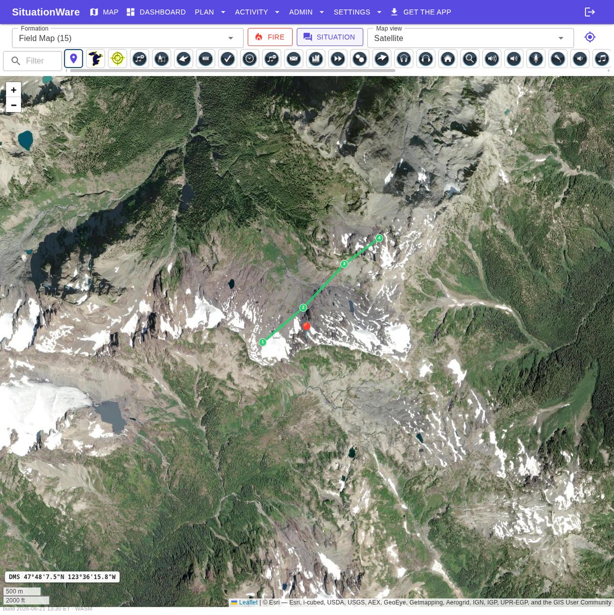 Search & rescue — forest, Olympic NP