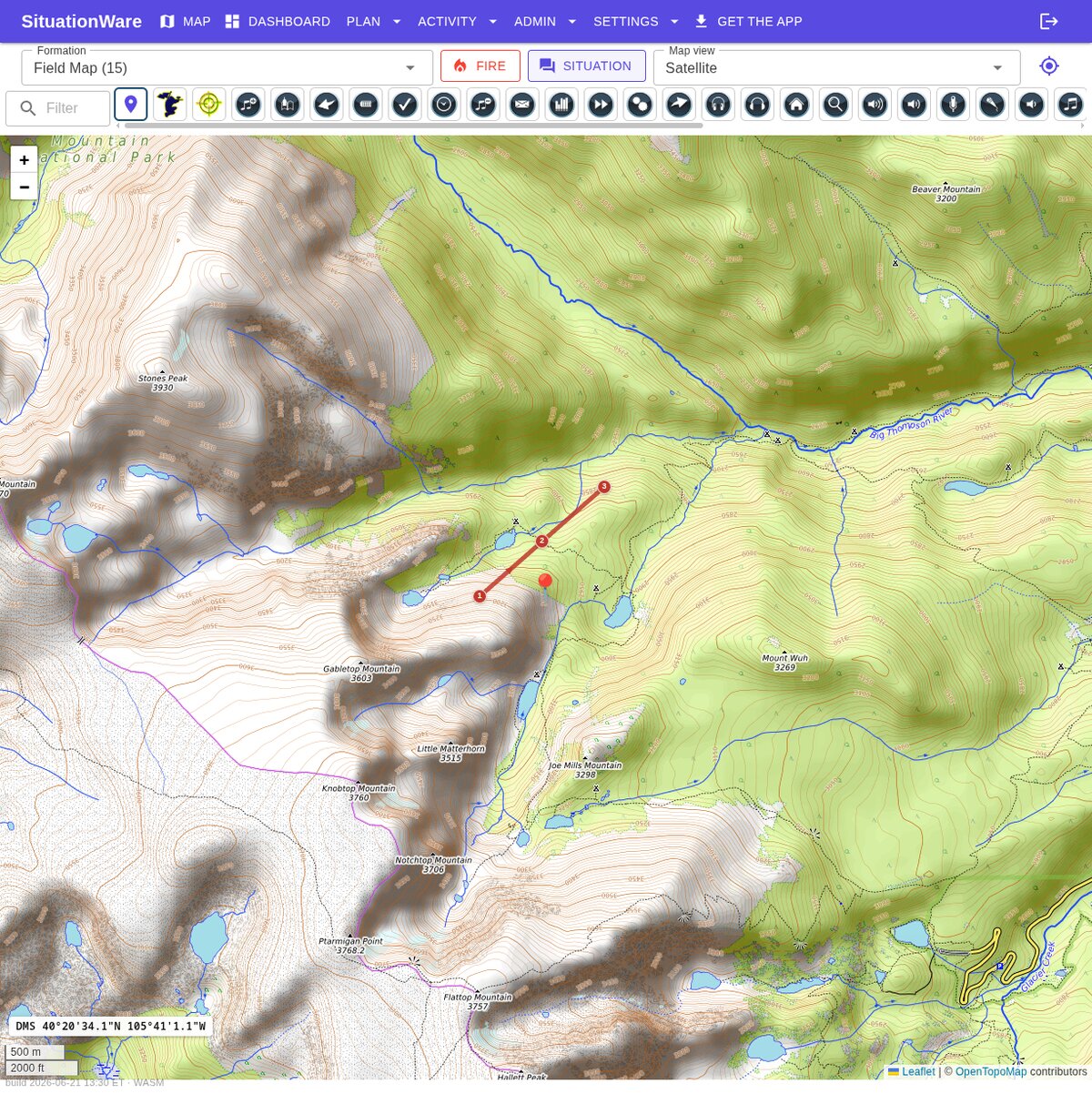 Search & rescue — mountain, Rocky Mtn NP