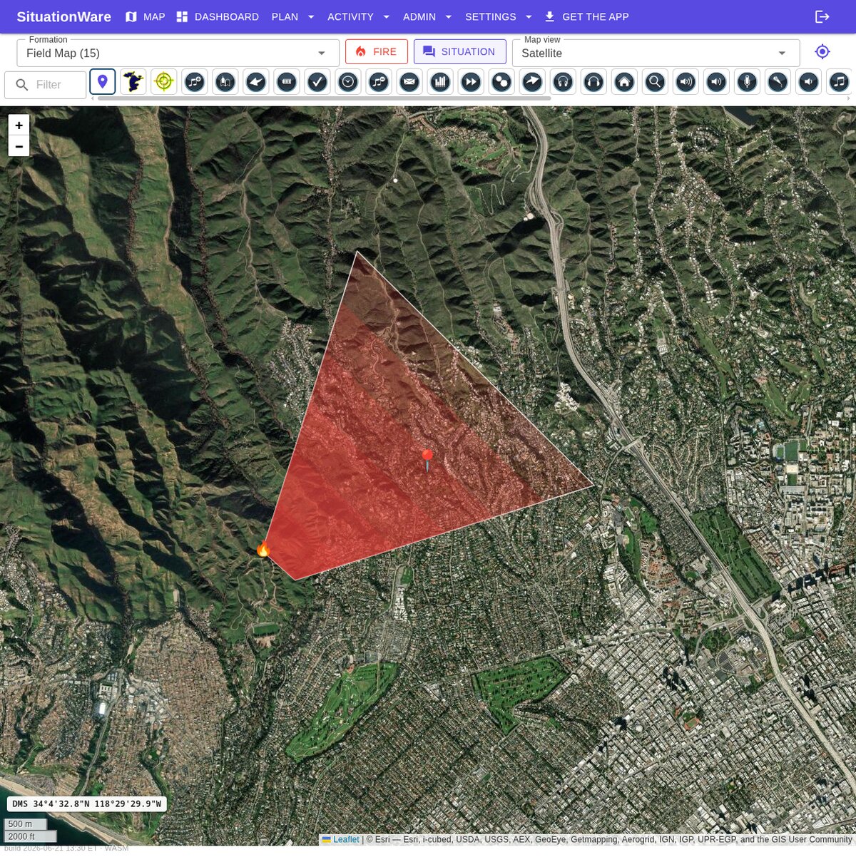 Wildfire — Pacific Palisades, satellite, fire-spread prediction